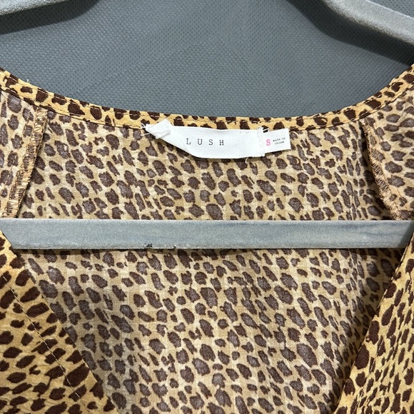 Lush Cheetah Blouse - Picture 5 of 6